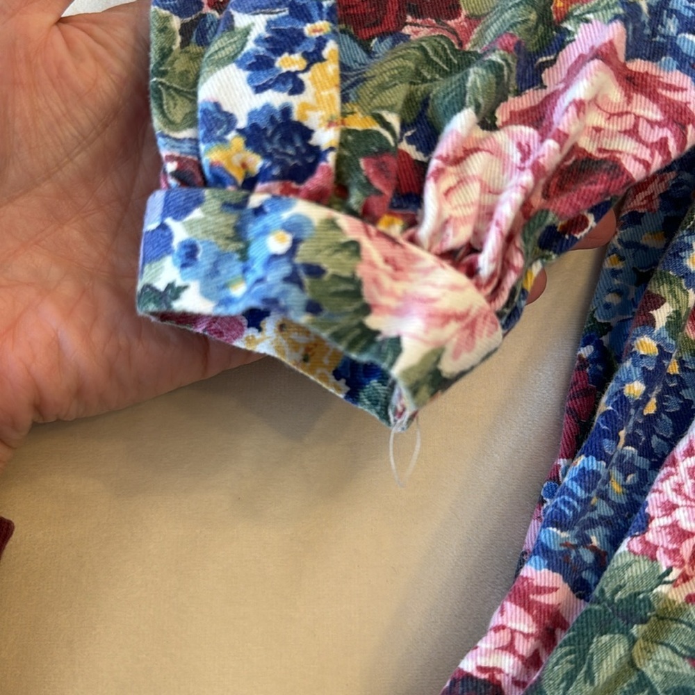 VINTAGE! MouseFeathers Girls’ Vibrant Floral Dress, sz 4 - Picture 2 of 8